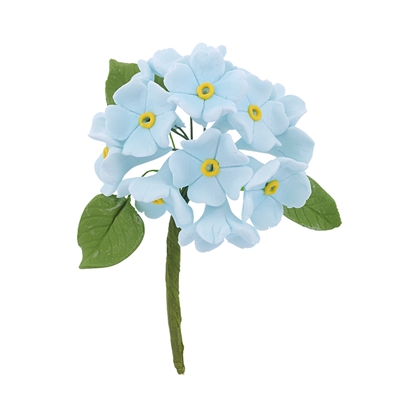 Small Gum Paste Hydrangea Bunch - Blue