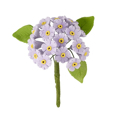 Small Gum Paste Hydrangea Bunch - Lavender