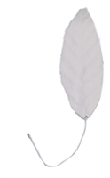 Gum Paste XL Leaf - White