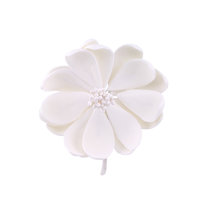 Medium Gum Paste Lotus - White