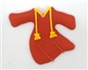 Royal Icing Graduation Gown - Red