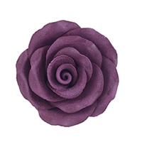 Large Gum Paste Rose - Burgundy