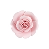 XL Gum Paste Garden Rose On A Wire - Pink