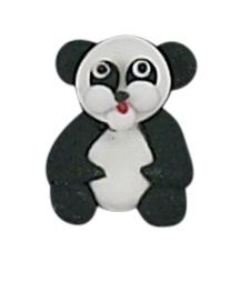 Mini Royal Icing Jungle Animals - Panda