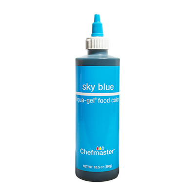 Chefmaster Liqua-Gel Colors (10.5 oz.) - Sky Blue