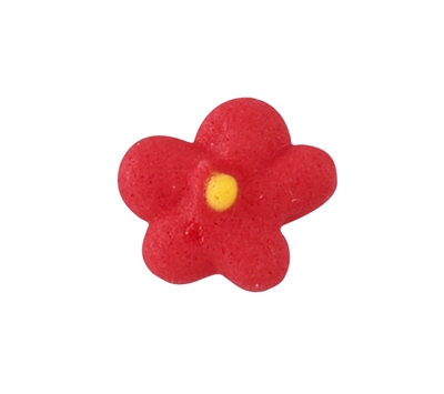 Mini Royal Icing Drop Flower - Red