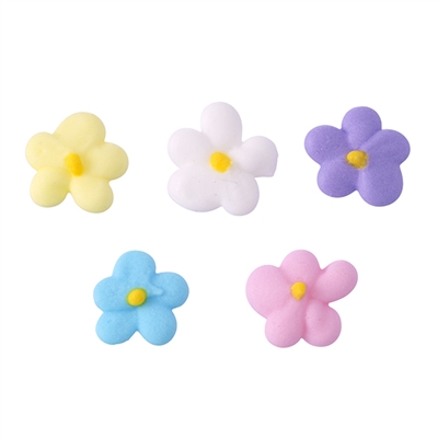 Small Royal Icing Drop Flower - Assorted Colors