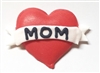 Royal Icing Mother's Day Deco - Heart With Mom Banner