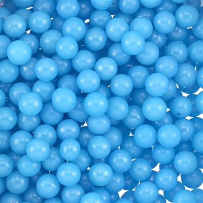 6mm Edible Pearlized Dragees - Blue Gloss