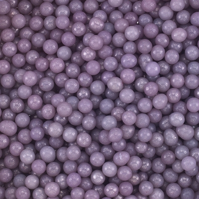 8mm Edible Pearlized Dragees - Lavender Gloss