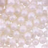 8mm Edible Pearlized Dragees - White Gloss
