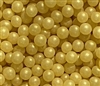 8mm Edible Pearlized Dragees - Golden Yellow