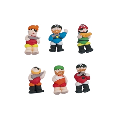 Royal Icing Standing 3-D Pirate Assortment