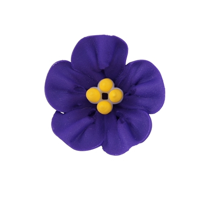 Med-Lg Royal Icing Petunia - Purple