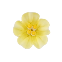 Med-Lg Royal Icing Petunia - Yellow