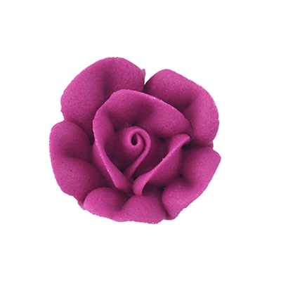 Small Royal Icing Rose - Fuchsia