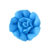 Small Royal Icing Rose - Sky Blue