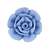 Med-Lg Royal Icing Rose - Baby Blue