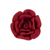 Med-Lg Royal Icing Rose - Burgundy