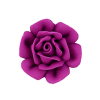 Med-Lg Royal Icing Rose - Fuchsia