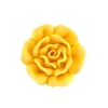 Large Royal Icing Rose - Golden Yellow