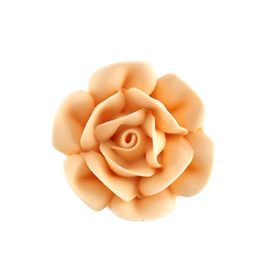 Large Royal Icing Rose - Peach