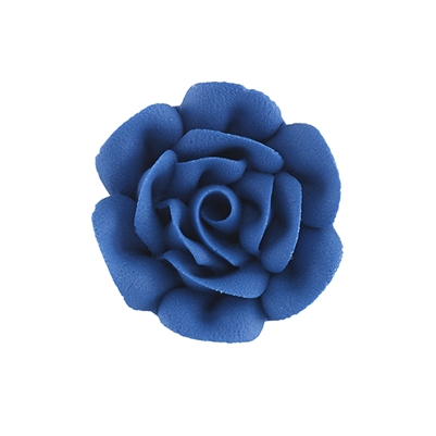 Large Royal Icing Rose - Royal Blue