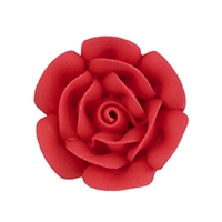 Large Royal Icing Rose - Red