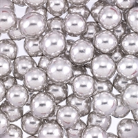 Non-Edible Metallic Silver Coated Dragees - 10mm