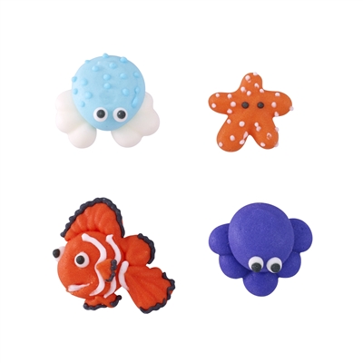 Mini Royal Icing Sea Creatures Assortment