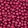 Non-Edible Metallic Reddish Pink Dragees - 6mm