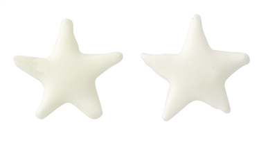 Small Royal Icing Star - White