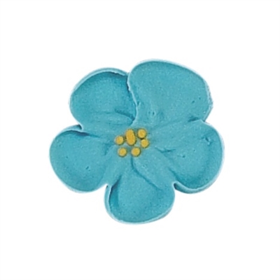 Med-Lg Royal Icing Wild Rose - Blue