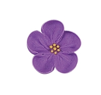 Med-Lg Royal Icing Wild Rose - Lavender