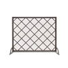 Pilgrim Iron Weave Single Panel Fireplace Screen (18303)