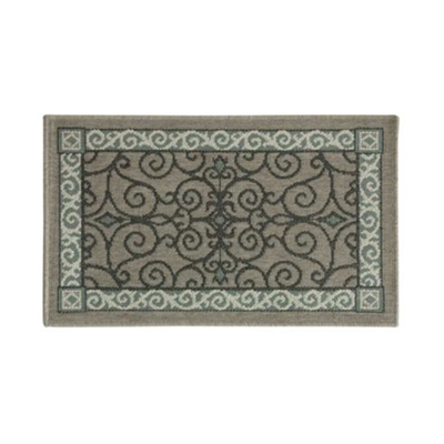 Pilgrim Eastly Leaf Hearth Rug (19630-1)