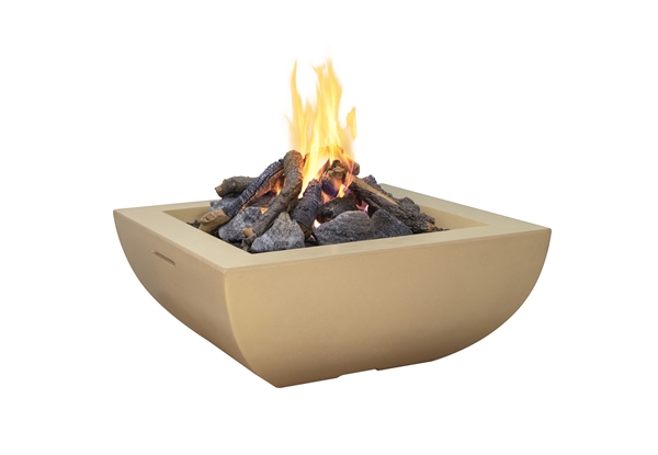 American Fyre Designs Bordeaux Square Fire Bowl