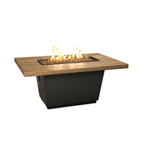 American Fyre Design Reclaimed Wood Cosmo Rectangle Firetable