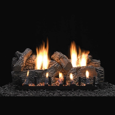 Empire 18-IN Charleston Log Set with Vent Free Slope Glaze Burner