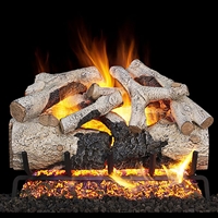 Real Fyre Burnt Aspen 24-in Gas Logs with G52 Burner Kit Options