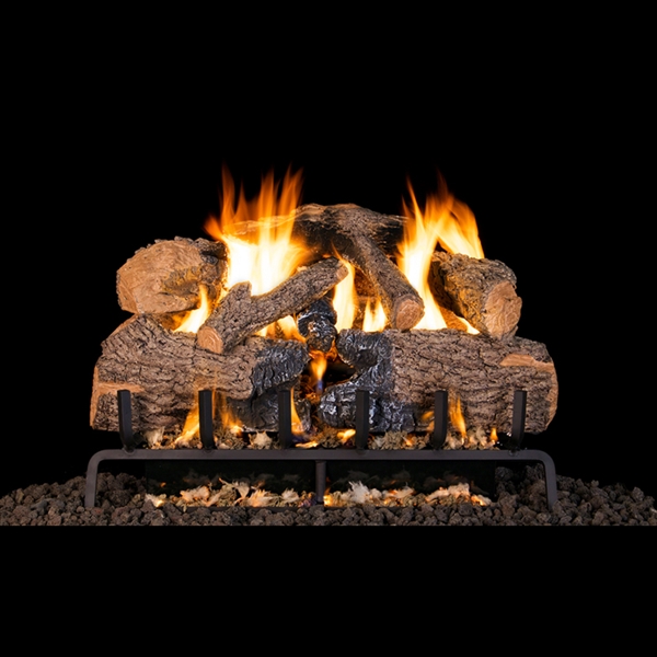 Real Fyre Charred Angel Oak 18-in Logs Only