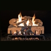 Real Fyre Charred Angel Split Oak 18/20-in Logs with Burner Kit Options