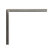 Empire Boulevard Direct Vent Linear Fireplace 72" Hammered Pewter Front, 1 inch