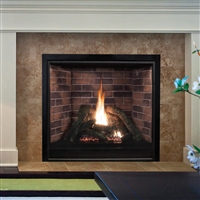 Empire 42" Madison Clean-Face Direct Vent Premium Gas Fireplace with Log Set