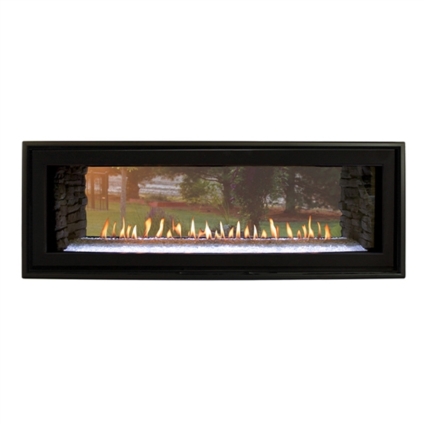 Empire Boulevard Direct Vent Linear Fireplace See-Through 48"