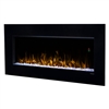 Dimplex Nicole 43" Wall-Mounted Linear Electric Fireplace with Acrylic Ember Bed