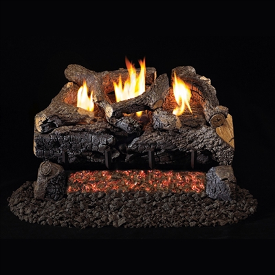 Real Fyre Evening Fyre Charred See-Thru Vent Free 16/18-in Logs Only
