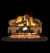 Real Fyre Charred Evergreen Split Oak 24-in Logs Only