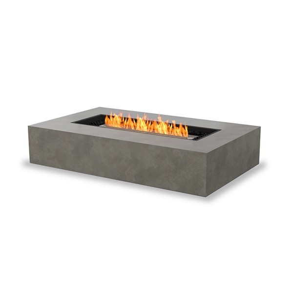 EcoSmart Fire Wharf 65 Outdoor Fire Table with Ethanol Burner