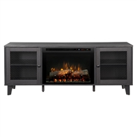 Dimplex Dean Media Console with Nova Electric Fireplace, Log Set